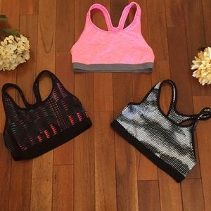 Danskin Sports Bra Bundle (3) Size Medium